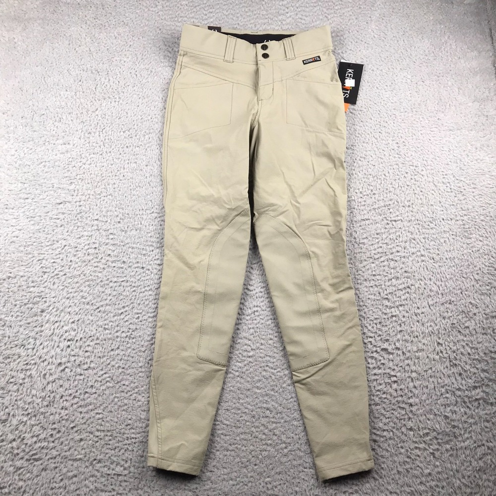 Kerrits Crossover II Knee‎ Patch Breech Womens XS (26x26) Sand Riding Pants NEW